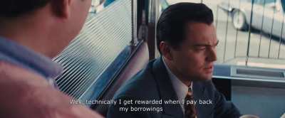 You make money by borrowing money?