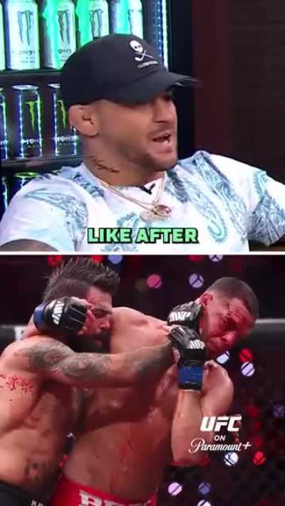💎 Dustin Poirier on fighting Nate Diaz after MVP event 👀