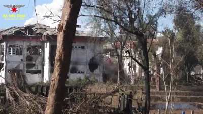 Video Record Released by the AA Info Desk of the Capture of the Western Regional Military Command in Ann by the Arakan Army. 