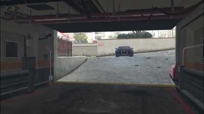 My character decided not to put the car in the garage
