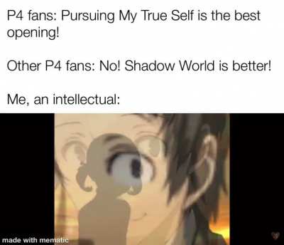 Opening by RiceTopaz (P4 spoilers)