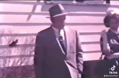 Lost my nana to COVID and missing her a lot today. Here she is with her father (my great grandfather) in the 60&rsquo;s.