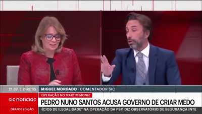 Miguel Morgado, comentador, volta a destruir totalmente a narrativa populista, extremista e xen&oacute;foba dos socialistas contra os portugueses que apenas defendem seguran&ccedil;a, regras, direitos e deveres iguais para todos os que vivem em Portugal. N&atilde;o importa a 