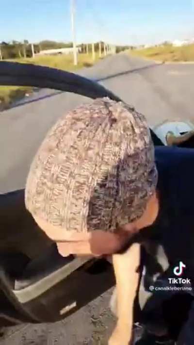 Sai do carro vadia