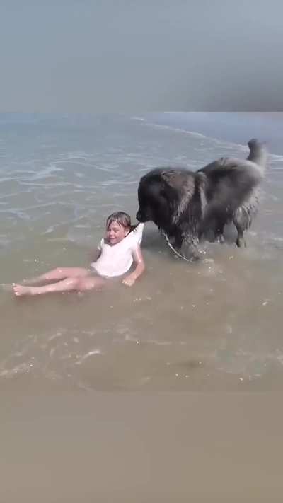He's like "Yeh that's enough now."
