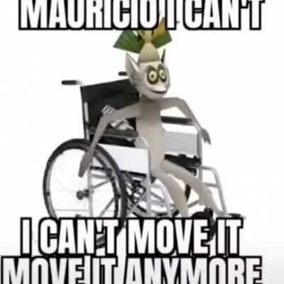 He can't move it move it anymore..😔😭