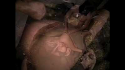 Jenna Jameson gets an &ldquo;accidental&rdquo; poke in the ass from Brad Armstrong (around 14 seconds in) that brings a smile to her face in Jenna Ink. 1996