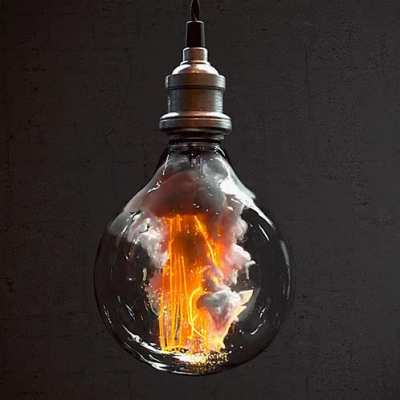 Light Bulb Self Destructing