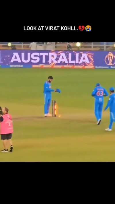 One of the unseen videos of Virat Kohli after the 2023 World Cup Final.