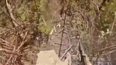 GoPro footage shows the everyday life of a Ukranian soldier on the front. [25th May 2024]