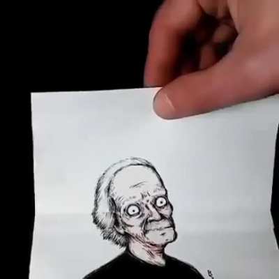 Scary Paper Art