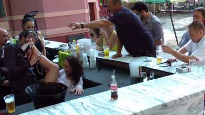 Plowed At The Bar