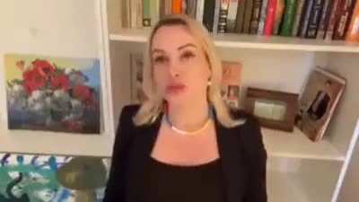 Marina recorded this video before interrupting Channel One's live broadcast. Translation in comments. &ldquo;What is currently happening in Ukraine is a crime. Russia is a country-aggressor.&rdquo;