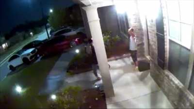 Racist neighbor comes over multiple times to yell at an Asian family about their cars bothering her