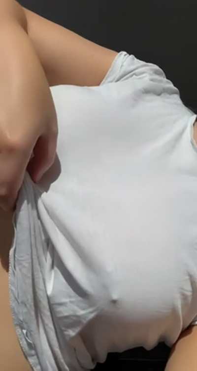 Hope my big titty reveal gets you excited 😉 [OC]