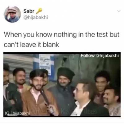 Exam route students be like