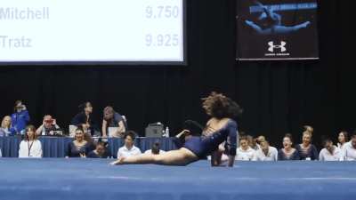 This killer gymnastics floor routine by Katelyn Ohashi is so wild I can&rsquo;t stop rewatching it and grinning from ear to ear.