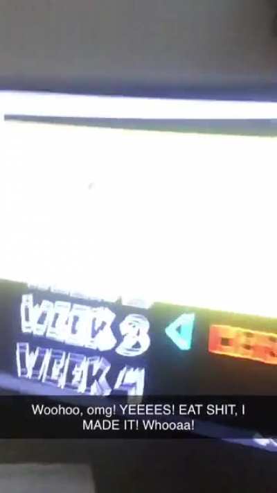 Finally beating MILF on HARD mode after hours and hours of failed attempts