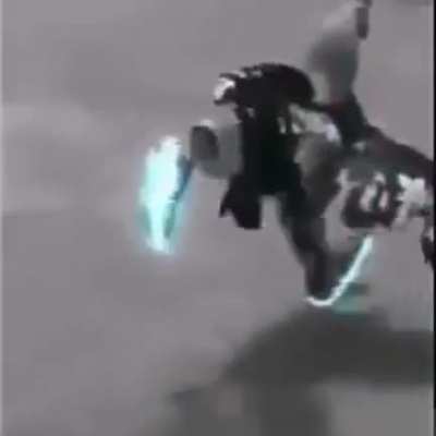 He's too fast.