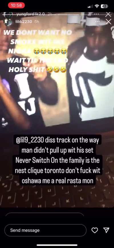 Libb Stunna (2230/Oshawa) Let&rsquo;s his Fan Know that he doesn&rsquo;t want beef with YungFord (YaWay/JnF Leader/CamHEscapee)