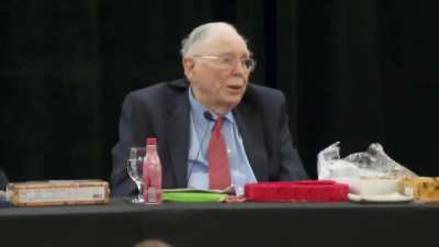 Charlie Munger: "My advice for a seeker of compound interest that works ideally is to reduce your expectations. I think it's going to be tougher for a while."