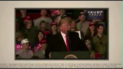 Democrats play montage of Trump praising political violence at Impeachment Trial