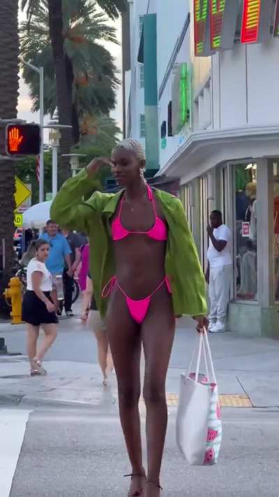 Modeling on the street