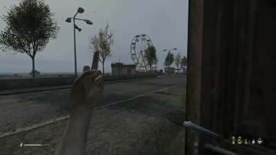 Guy points gun at kid playing dayZ, misses 3 shots then gets the shit beat out of him by a fish🥹