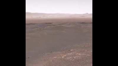Mars'dan gelen g&ouml;r&uuml;nt&uuml;ler ve gezegendeki ses... &Ccedil;ok etkiyelici...