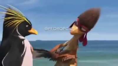 Esse frango deveria ter o pr&oacute;prio filme (por favor n&atilde;o comer o frango)
