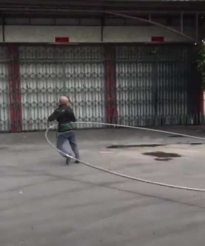 World’s largest hula hoop.