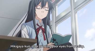 Hachiman getting ignored by a girl