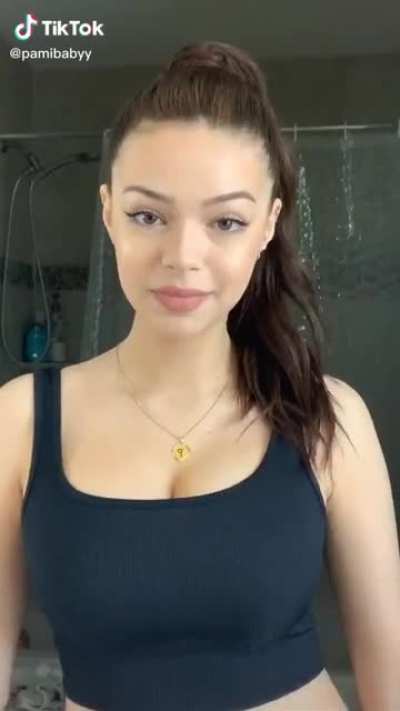 Black tank top