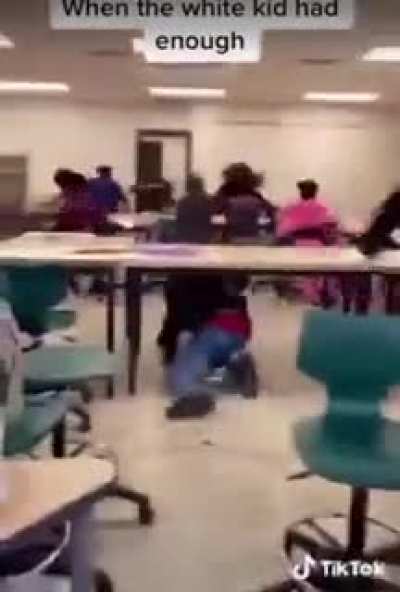 When you saw sudden move of quiet white boy