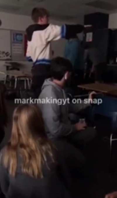 Michigan school shooter trying to lure students out of hiding.