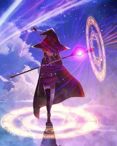 The Megumin gif I used for my iPhone wallpaper