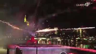 Fireworks Catapulted from BreakDance