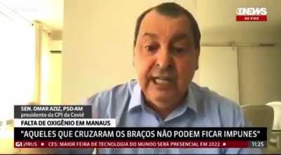 O presidente da CPI da Covid disse na GloboNews que 