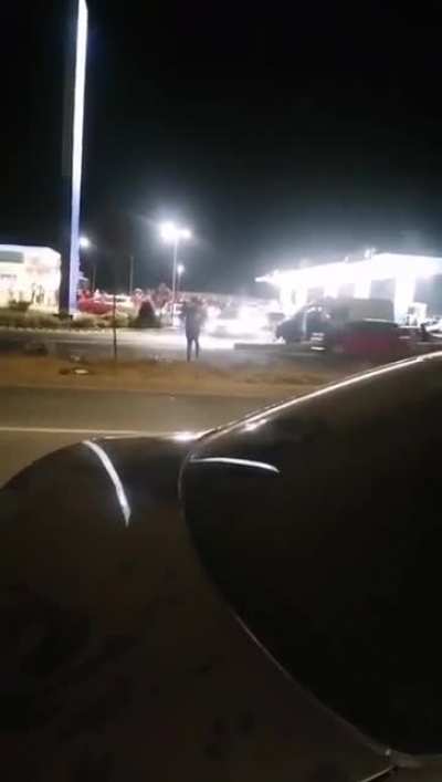 Guy crosses road in Portugal and gets nailed
