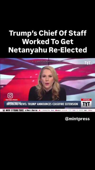 The White House Chief Of Staff Revealed To Have Helped Netanyahu's Election Campaign