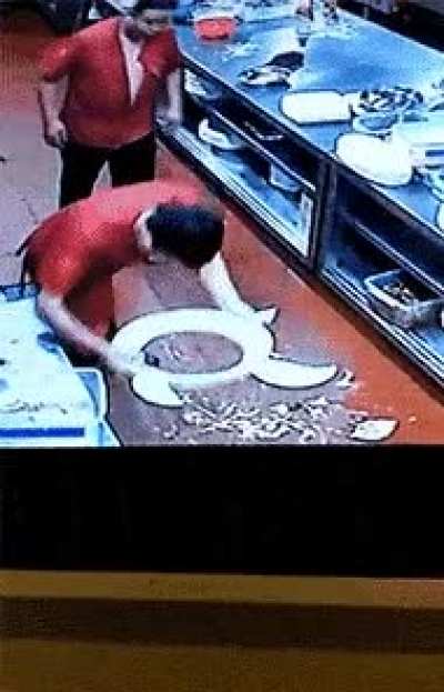 Broken plate