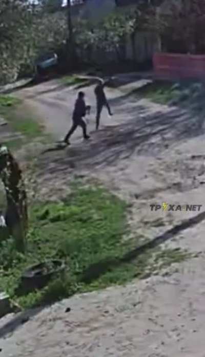 Kherson children found an RPG and almost end up killing each other with it