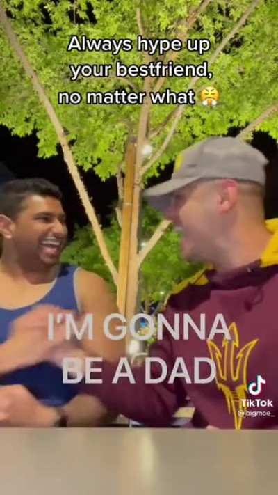 Supportive bros