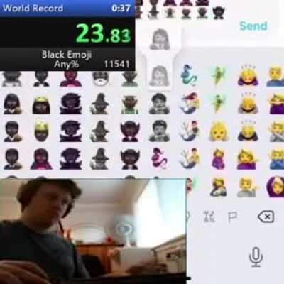 Fieryrage black emoji speedrun WR 36.74s Glitchless + HR skip
