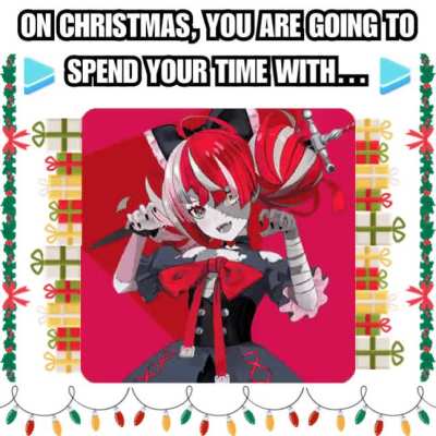 Close your eyes, screenshot this, and let&rsquo;s see who you are going to spend your time to fuck on Christmas.