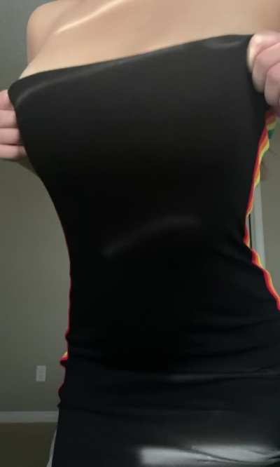 my perky, natural tits still have a nice jiggle to them [OC]
