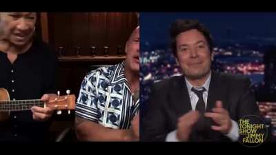 The Rock&rsquo;s mom crashes his interview and it is so adorable