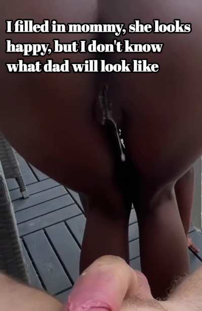 Creampied mommy