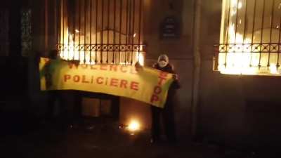 France burns as the first phase of a deeply authoritarian new law is passed in the lower courts. The law will make it illegal for citizens to film police at certain times and give the police the power to decide on a whim who is and isn't a reporter.