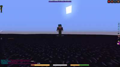 I turned the Elytra into a hoverboard so I can fly in style